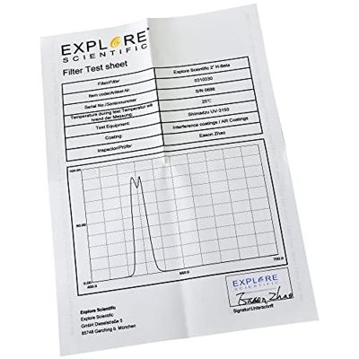 Explore Scientific H-Beta 0310230 Mistfilter voor telescopen, 2 inch