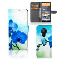 Nokia 5.3 Hoesje Orchidee Blauw - Cadeau voor je Moeder - thumbnail