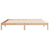 Bedframe extra lang zonder matras massief grenenhout 200x210 cm - thumbnail