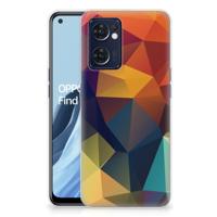 OPPO Reno 7 5G | Find X5 Lite | TPU Hoesje | Polygon Color - thumbnail