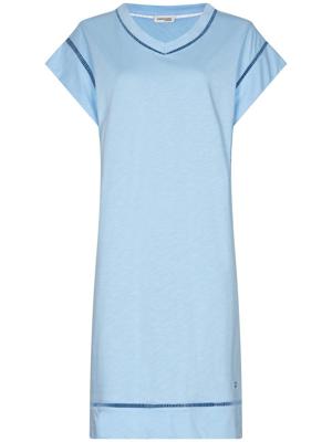 Blauw katoenen nachthemd Pastunette