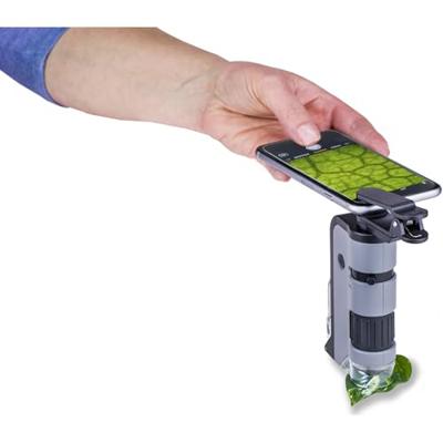 Carson Handmicroscoop MP-250 MicroFlip 100-200x met Smartphone Adapter - thumbnail