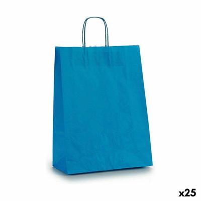 Papieren Zak Pincello 32412 Blauw 12 x 52 x 32 cm (25 Stuks)