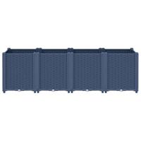 VidaXL Plantenbak 160x40x53 cm polypropeen grijs - thumbnail