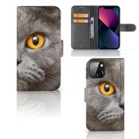 Telefoonhoesje | Met pasjeshouder | iPhone 13 Mini Britse Korthaar - thumbnail