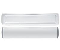 AXA AXA Curve Plus briefplaat met tochtklep en schacht deurdikte tot 72mm. - aluminium naturel - thumbnail