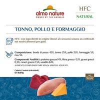 Almo Nature HFC Natural met tonijn, kip en kaas natvoer kat (150 g) 12 x 150 g - thumbnail