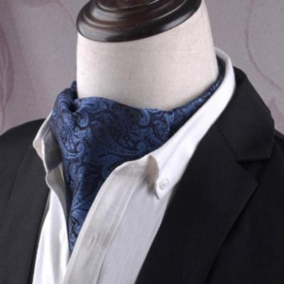 Gentleman's stijl polyester Jacquard mannen trendy sjaal Fashion jurk pak shirt Britse stijl sjaal (L232)