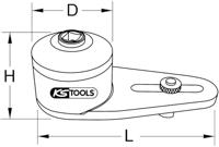 KS Tools 516.3750 5163750 Draaimoment-versterker - thumbnail
