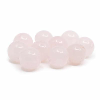Edelsteen Losse Kralen Rozenkwarts - 10 stuks (8 mm)