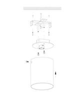 Eglo Led plafondlampPolasso Zwart/Koper - 94501 - thumbnail