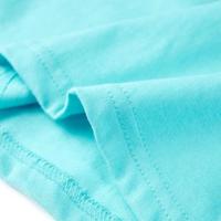 Kindershirt met korte mouwen 116 zeeblauw - thumbnail