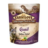 CARNILOVE DOG POUCH KWARTEL / GELE WORTEL 12X300 GR - thumbnail