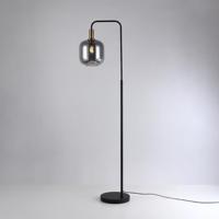 Staande lamp Xirena vetro fumé I - E27-fitting - Bol van rookglas - Luxe boog - IP20 voor binnen - thumbnail