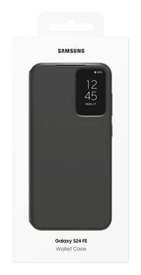Samsung Smart View Wallet Case - voor Galaxy S24 FE Telefoonhoesje Zwart