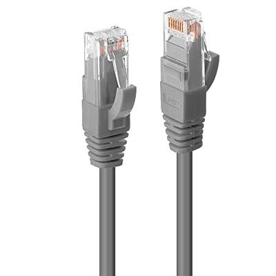 LINDY 45407 RJ45 Netwerkkabel, patchkabel CAT 6 U/UTP 10.00 m Grijs Snagless 1 stuk(s)