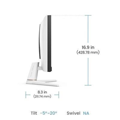 BenQ MOBIUZ EX251 computer monitor 62,2 cm (24.5 ) 1920 x 1080 Pixels Full HD LED Zwart, Wit