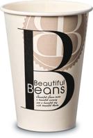 Beautiful Beans Kartonnen Beker, 180 cc, 100 stuks - thumbnail