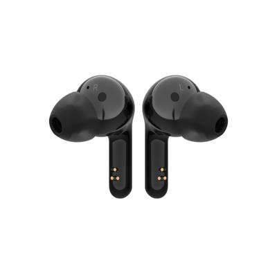 LG TONE Free FN6 True draadloze hoofdtelefoon, zelfreinigend, UVnano-reiniging, Meridian Sound-technologie, dubbele microfoon voor oproepen op kantoor, draadloos laadstation en snel opladen, zwart
