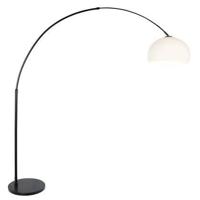 Steinhauer Vloerlamp Sparkled light 9831 zwart kap kunststof wit - thumbnail