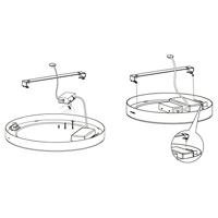 Eglo PlafonnièreZigbee Fueva-Z RVS - Ø 28,5cm - 98845 - thumbnail
