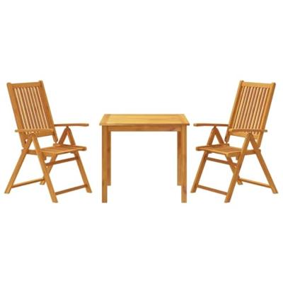 3-delige Tuinset massief acaciahout 3-delige Tuinset massief acaciahout