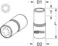 KS Tools 911.3138 911.3138 Verwisselbare kop EPL 22 1/2 - thumbnail
