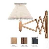 LE KLINT Sax 224-6/17 Wandlamp - Zwart eiken met standaard kap - Wit - thumbnail