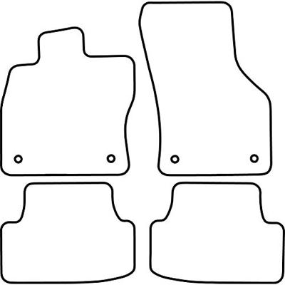 Automatten passend voor Seat Leon incl. ST vanaf 2013 TMSE520