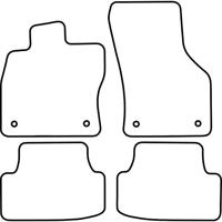 Automatten passend voor Seat Leon incl. ST vanaf 2013 TMSE520 - thumbnail