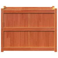 Plantenbak 90x50x70 cm massief grenenhout waxbruin - thumbnail