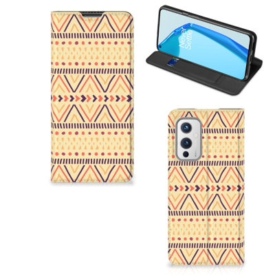 OnePlus 9 | Hoesje met Magneet | Aztec Yellow