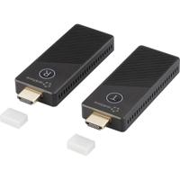 Renkforce RF-HDMID-500 Draadloze HDMI-set 30 m 5.8 GHz 3840 x 2160 Pixel Veilige draadloze overdracht - thumbnail