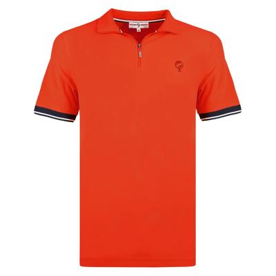 Heren Polo Stroke | Oranje Rood
