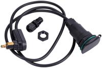 BAAS Bike Parts Baas stroomkabel zig. tank bag cable baas din angle plug - thumbnail