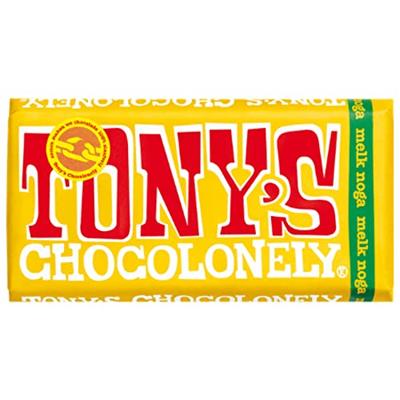 Tony&apos;s Chocolonely - Melk Noga - 15x 180g
