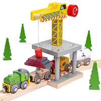 Bigjigs houten rails - hijskraan - thumbnail