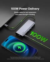 Belkin CONNECT Meerpoorts 6-in-1 USB-C hub dockingstation - thumbnail