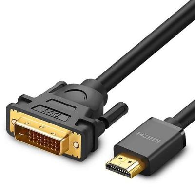 Ugreen HD106 DVI 24+1-pins/HDMI FHD 60 Hz 1,5 m kabel (zwart)