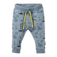 Quapi baby broek Xenno met all over print blauw/donkerblauw - thumbnail