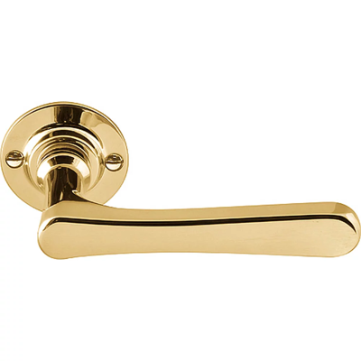 Formani TIMELESS 1935GRR50 deurkruk geveerd op rozet - messing ongelakt