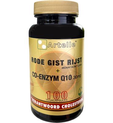 Artelle Rode Gist Rijst Co Enzym Q10 Vegacapsules Artelle Rode Gist Rijst Co Enzym Q10 Vegacapsules