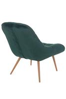 Artistiq Fauteuil 'Jurre' Velvet, kleur Groen - thumbnail