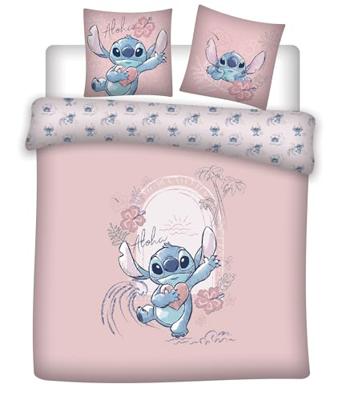 Stitch Dekbedovertrek 240 x 220 cm - katoen (roze) Stitch Dekbedovertrek 240 x 220 cm - katoen (roze)