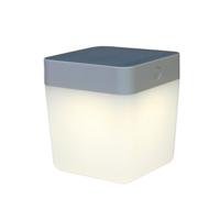 Lutec Table Cube LED-Solarlamp (grijs) - thumbnail
