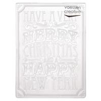 Vaessen Creative • embossing folder christmas verse - thumbnail