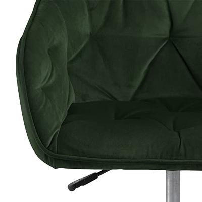 Bendt Bureaustoel 'Loren' Velvet, kleur Forest Green