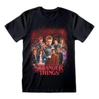 Stranger Things T-Shirt Group of all Characters Size XL - thumbnail