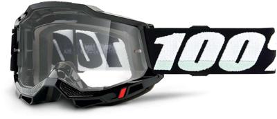 100% accuri 2 (clear lens) black - goggle