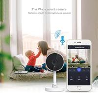 Woox HD 1080P bewakingscamera binnen gratis cloud-service draadloze WLAN IP camera IR bericht tweeweg audio met bewegingsmelder babyphone, huisdier - thumbnail